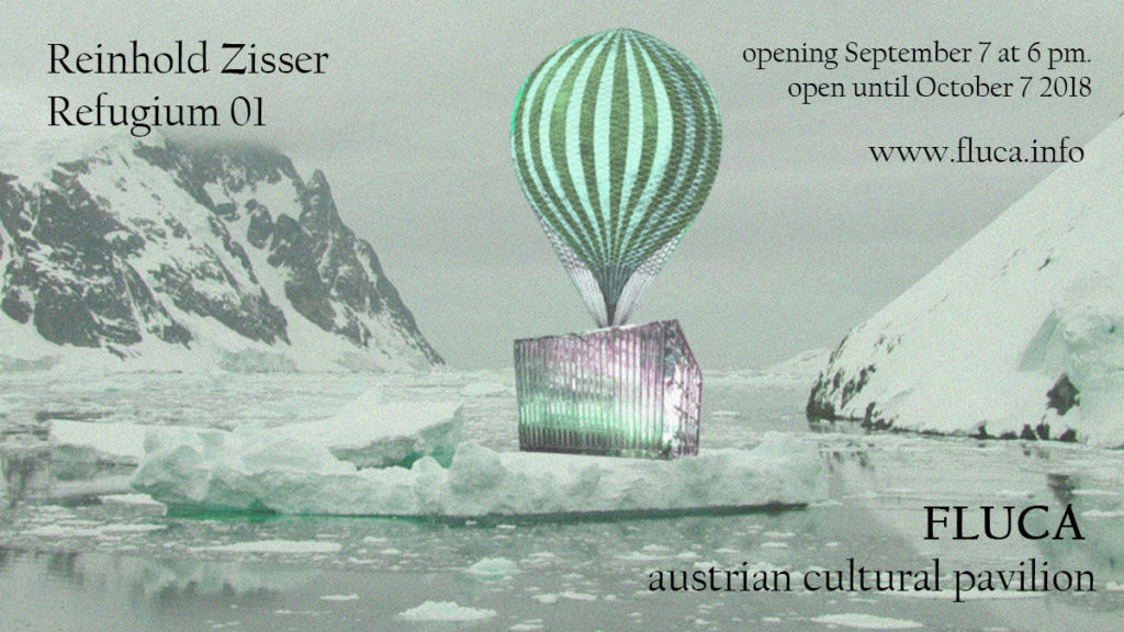 Refugium - Flyer der Ausstellung